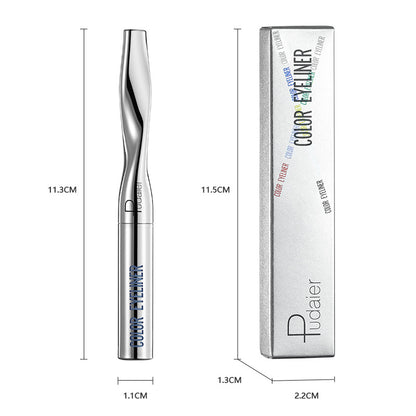 Farbiger Eyeliner, wasserfest, schnelltrocknend, sehr fein, 24 Farben