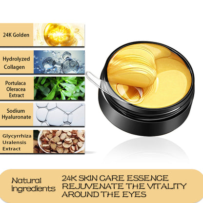 Feuchtigkeitsspendende Gold-Augenmaske