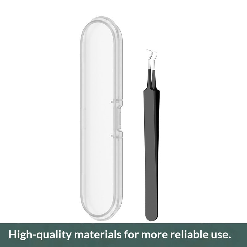 Black Beauty Salon Ultra Fine Tweezers Face Cell Clipper