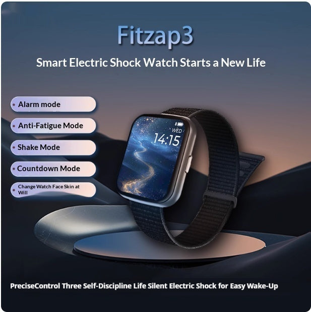 Elektrischer Schockwecker, geräuschlos und gegen Müdigkeit und Aufschieberitis