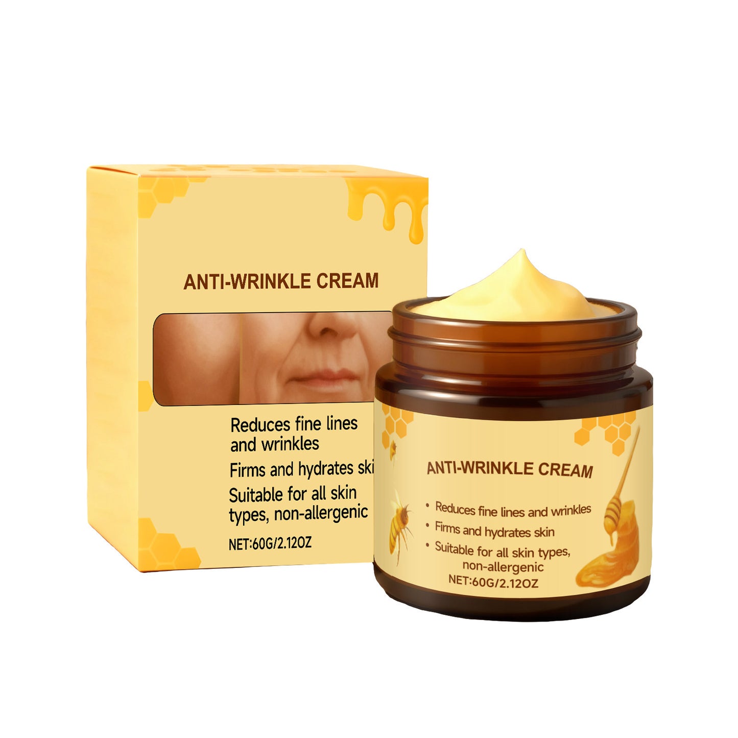 Straffende und festigende Augencreme