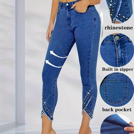 Lässige, schmal geschnittene und vielseitige Damenhose