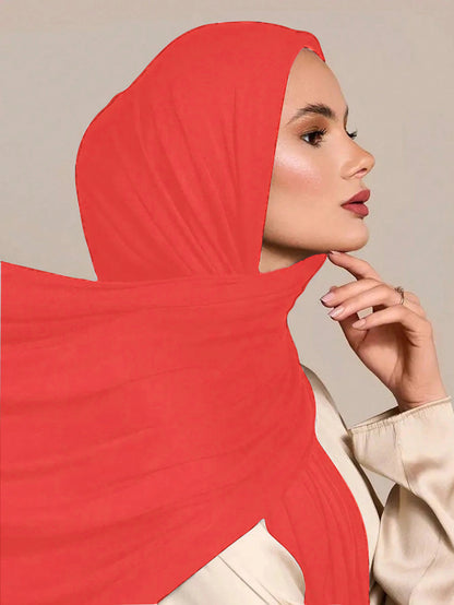 Solid Color Versatile Casual Headscarf