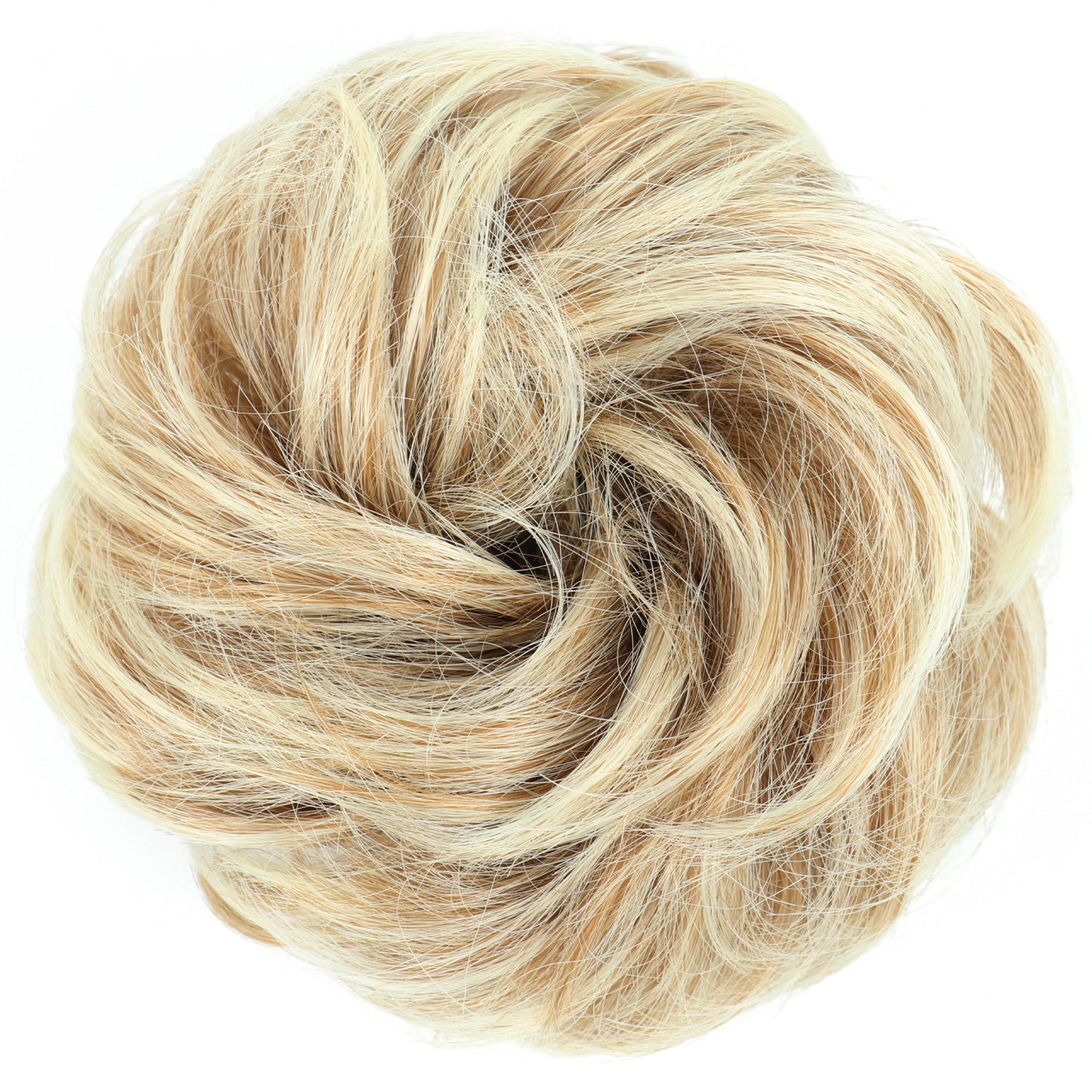 Fluffy Natural Hair Bag Long Beard Bun Artificial Hair Bun