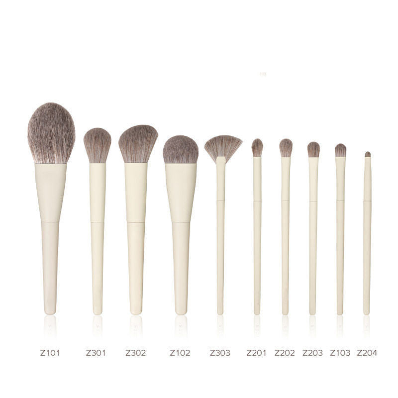 Mixed Hair Makeup Set Brush Foundation Cover