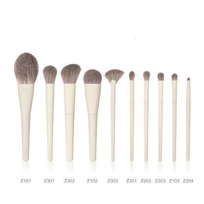 Mixed Hair Makeup Set Brush Foundation Cover