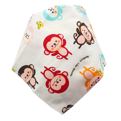 Baby-Lätzchen, wasserdicht, dreieckig, aus Baumwolle, mit Cartoon-Motiv, Baby-Bandana-Lätzchen, Sabberlätzchen für Neugeborene, saugfähiges Tuch