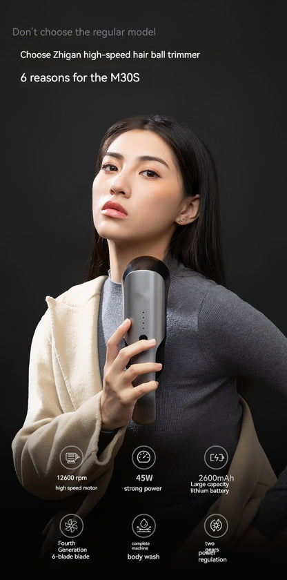 Professioneller Fusselentferner für Pullover und Kleidung (gerader Stecker, hohe Leistung) – ideal für die Textilreinigung