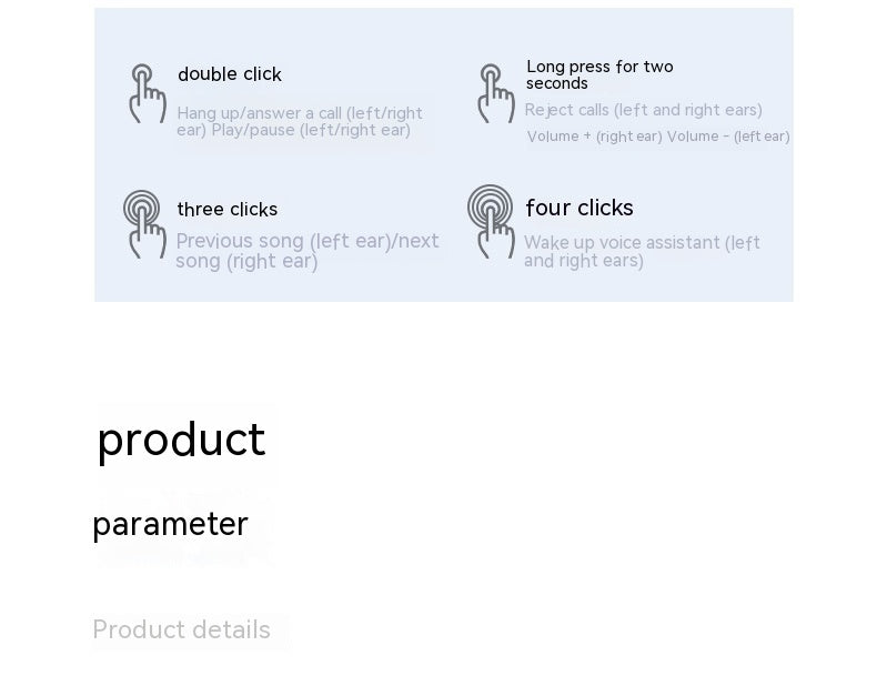 Knochenleitung dringt nicht in den Ohrbügel ein Sport-ENC-Headset Digitalanzeige Akku mit extrem langer Laufzeit