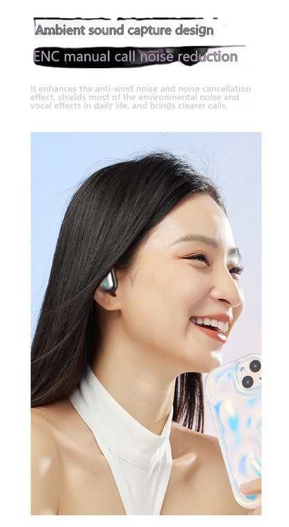 Knochenleitung dringt nicht in den Ohrbügel ein Sport-ENC-Headset Digitalanzeige Akku mit extrem langer Laufzeit