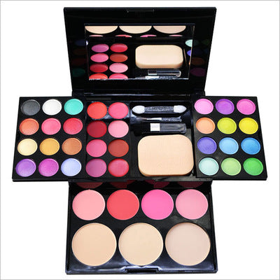 Make-up-Set für Damen, Komplettset, All-in-One-Geschenkset, Lidschattenpalette, natürliches, mattes Rouge, Bronzer, Concealer