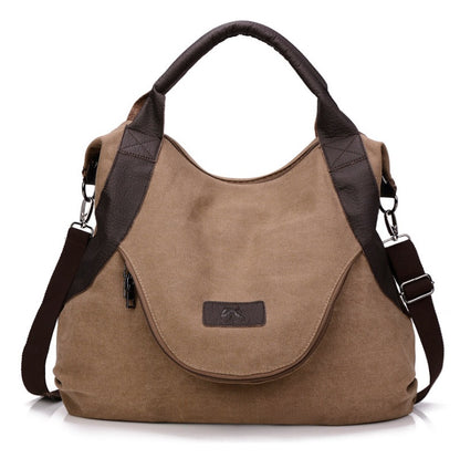 Handtaschen Damen Minimalistische Retro Schulter-Crossbody-Tasche Vintage Canvas