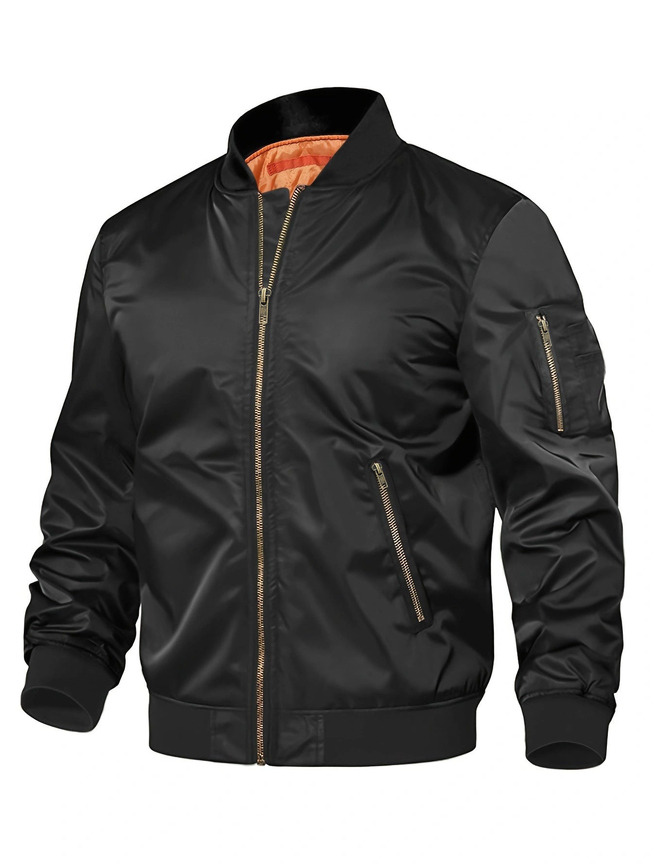 Herrenjacke, neue Frühjahr/Herbst-Kollektion, Baseballjacke, Pilotenjacke, Herrenmantel mit Reißverschluss, Herrenuniform