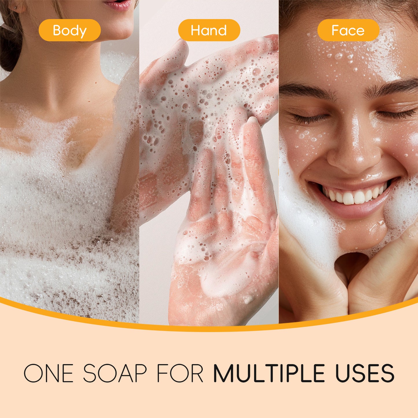 Wash Face Vitamin C Handmade Turmeric Soap