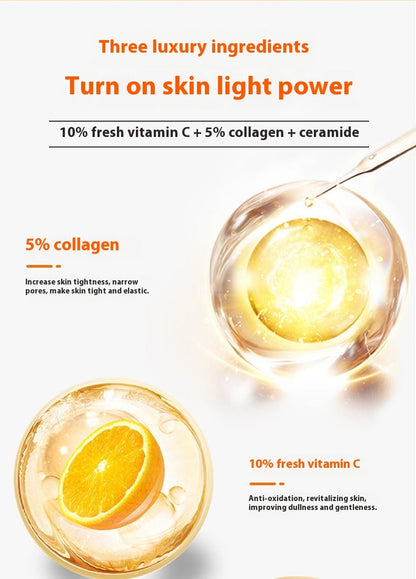 Vitamin-C-Lösung – Feuchtigkeitsspendende, pflegende, reparierende und hautverbessernde Essenz (50 ml)