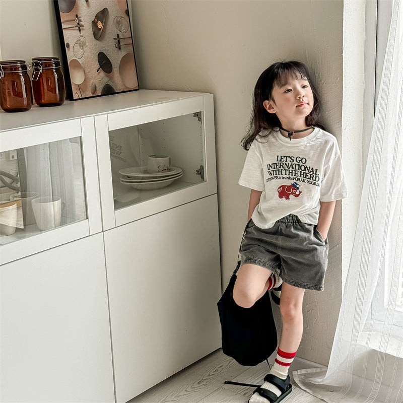 Mädchen Sommer Jeans, Jungen Shorts