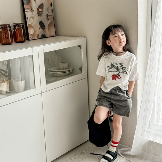 Mädchen Sommer Jeans, Jungen Shorts