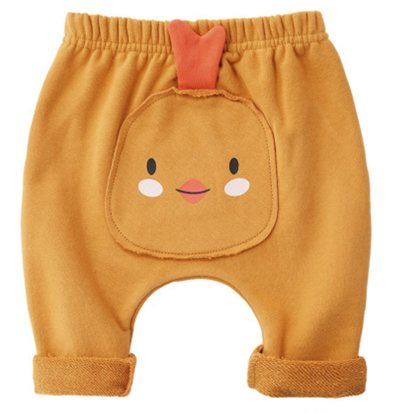 Babyhose mit Cartoon-Aufnäher 