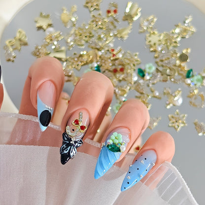 Weihnachtsglocke aus Metall, Nagelbohrer-Zubehör