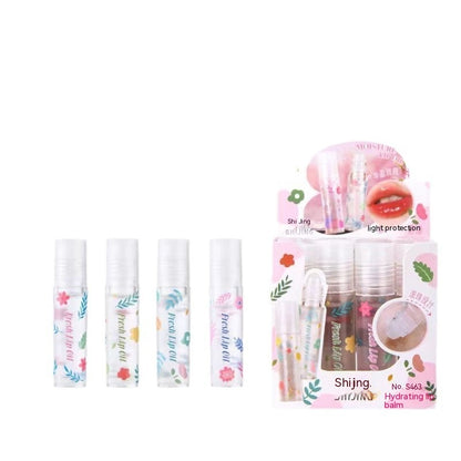 Transparenter Lipgloss, kaschiert Lippenfältchen und beugt rissigen Lippen vor