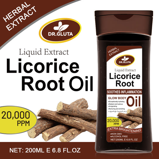 Licorice Root Oil Herbal Extract Liquid Extract Whitening Body Oil Extra Brightening Skin Care 200ml