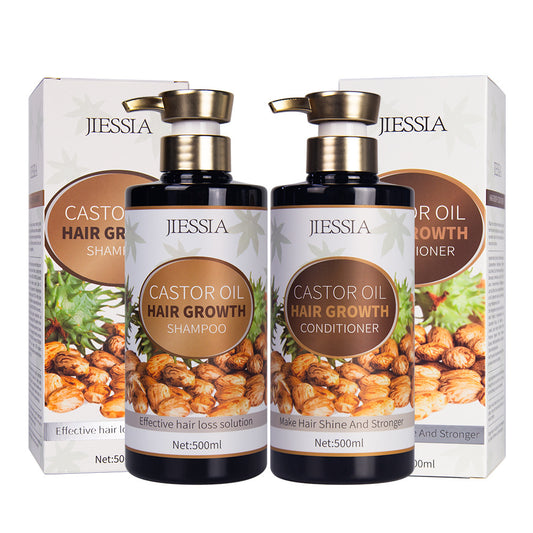 Verbesserte Haarausfallkontrolle durch pflanzliches, pflegendes Öl-Shampoo mit Rizinusöl