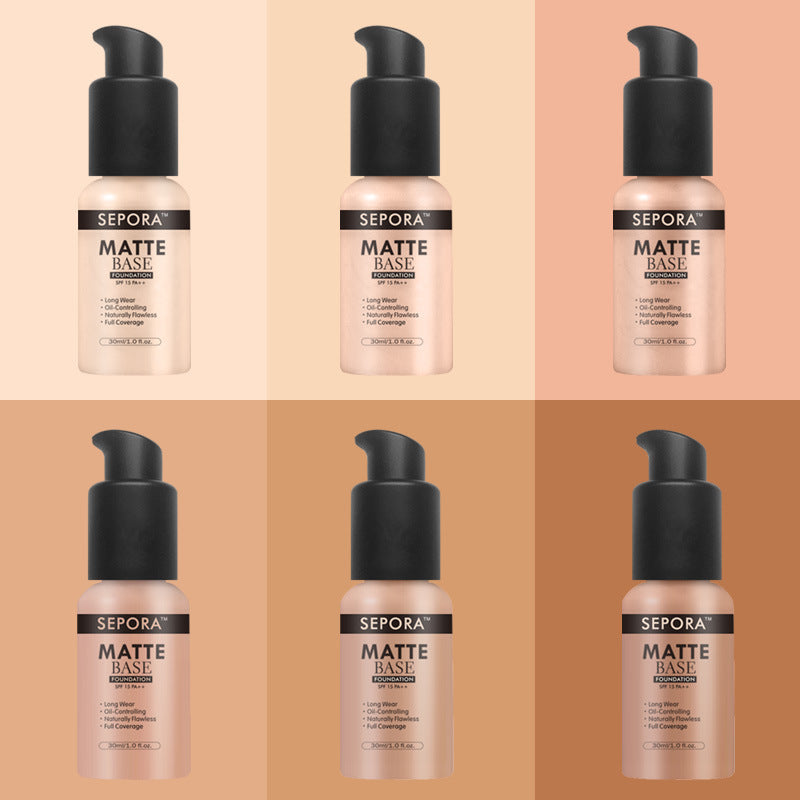 Isolierte wasserfeste, natürliche Concealer-Basis, matte flüssige Foundation, ölregulierende Foundation-Creme