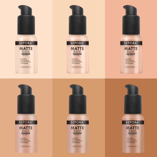 Isolierte wasserfeste, natürliche Concealer-Basis, matte flüssige Foundation, ölregulierende Foundation-Creme