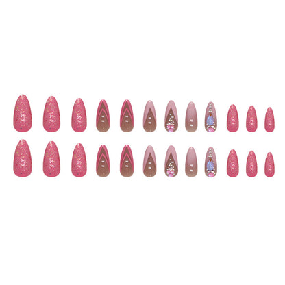 Mandel-Doppel-French-Kunstnägel