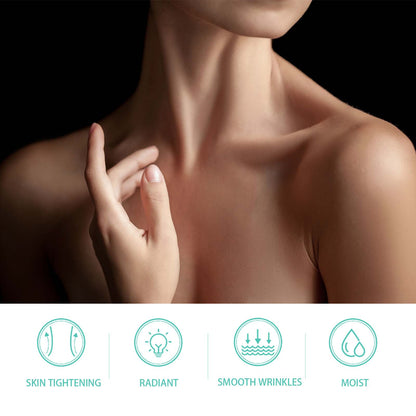 Hoygi Halsstraffungscreme, mildert Halsfalten, strafft und hellt die Haut auf, spendet Feuchtigkeit, wirkt Falten entgegen und strafft den Teint.