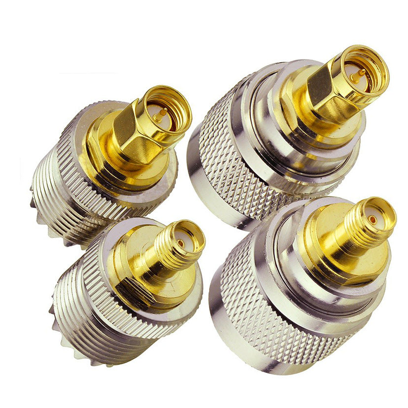 UHF-Stecker PL259, Buchse SO239, vierteiliges Set, SMASL16GPRS Intercom-Stecker, Motorradpassform, Buchse