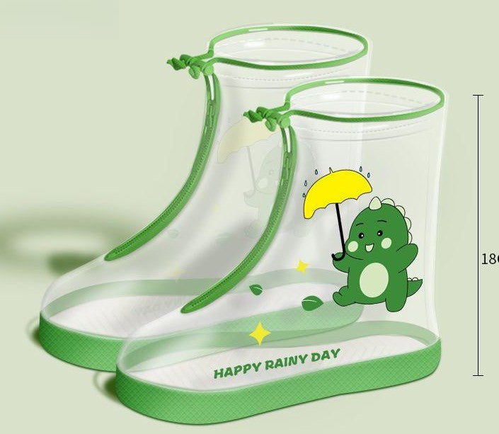 Waterproof Non-slip Thickening And Wear-resistant Student Rain Shoes