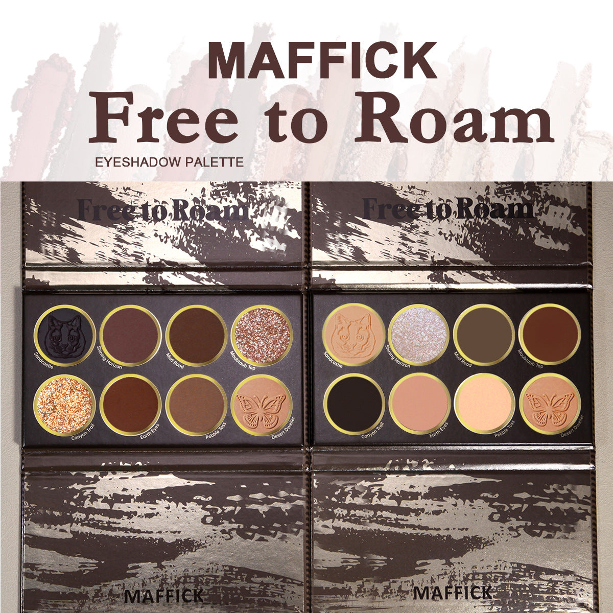 Makeup Free Roaming 8 Farben Lidschattenpalette Matt