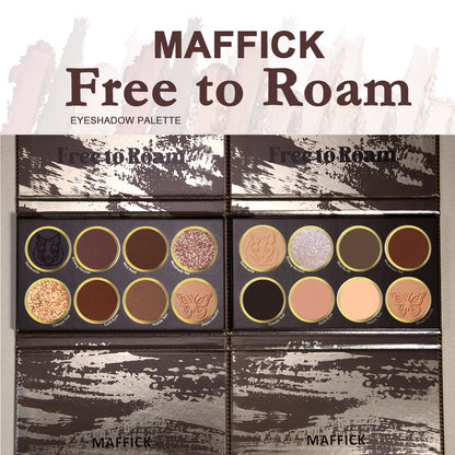 Makeup Free Roaming 8 Farben Lidschattenpalette Matt