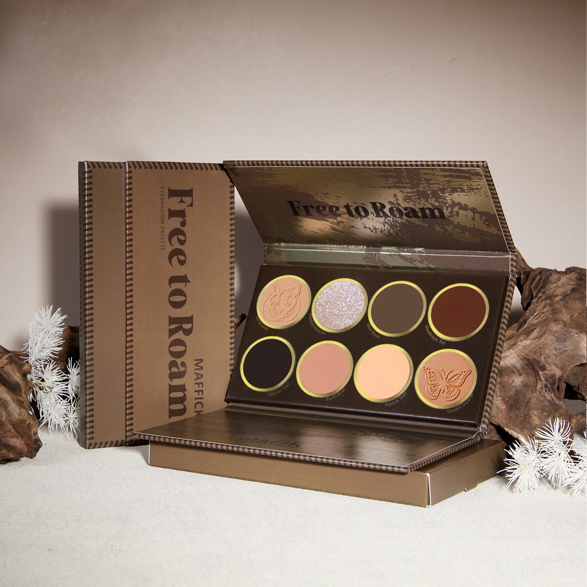 Makeup Free Roaming 8 Farben Lidschattenpalette Matt