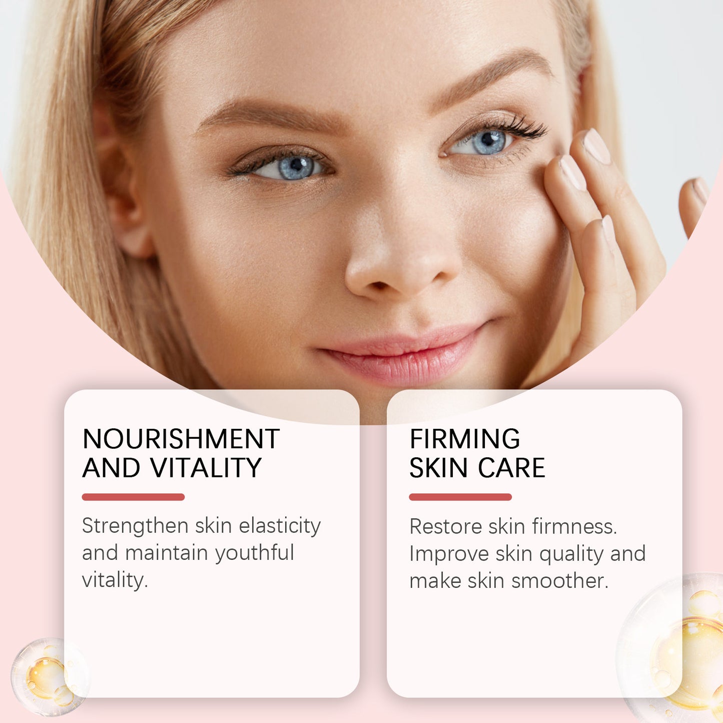 Nährendes, feuchtigkeitsspendendes Gesichtspflege-Set mit Glow-Tonic-Lotion und Creme