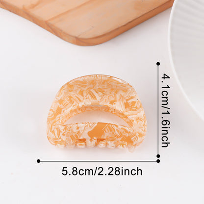 Retro-Haarspange mit Farbverlauf und Haifischmotiv