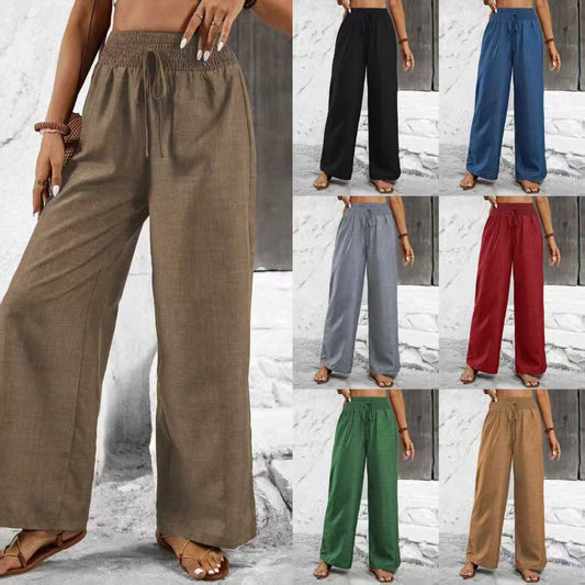Retro-Freizeithose, hochgeschnittene Hose für Damen