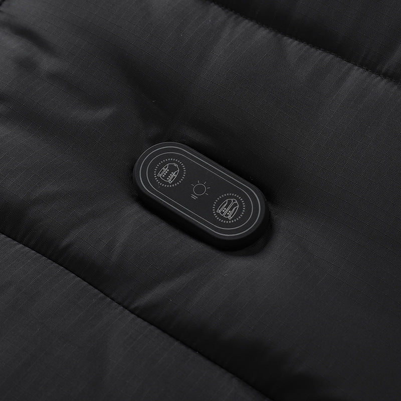 Intelligenter, zweifarbiger Heizmantel mit Gleichstrom-Warmhaltefunktion und konstanter Temperatur, wattiert mit Baumwolle