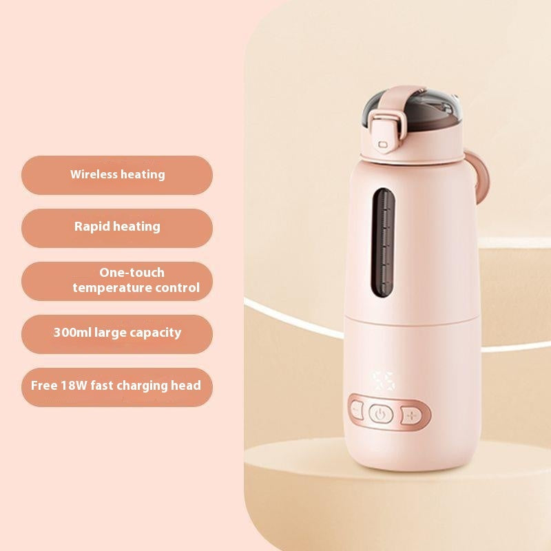 Tragbare Thermoskanne mit Wärmeisolierung und Milchmodulator für Babys