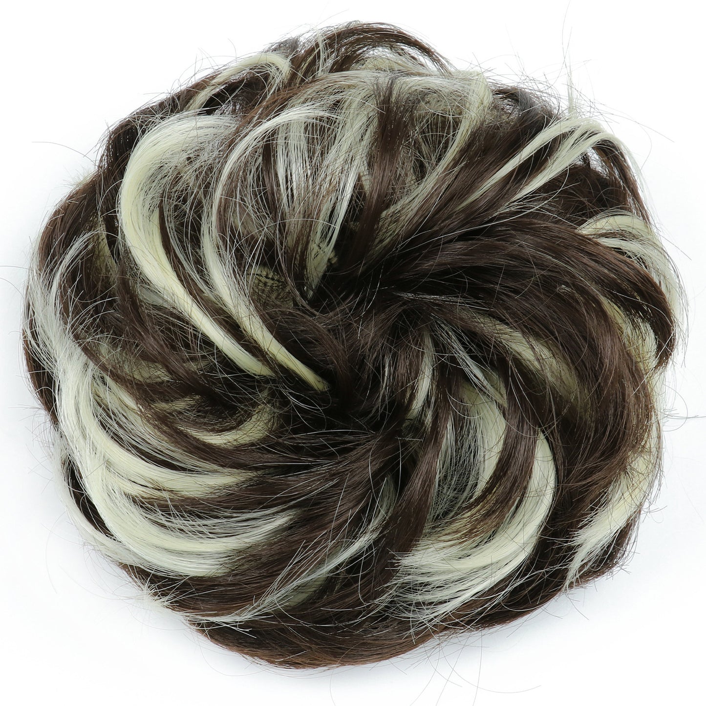 Fluffy Natural Hair Bag Long Beard Bun Artificial Hair Bun