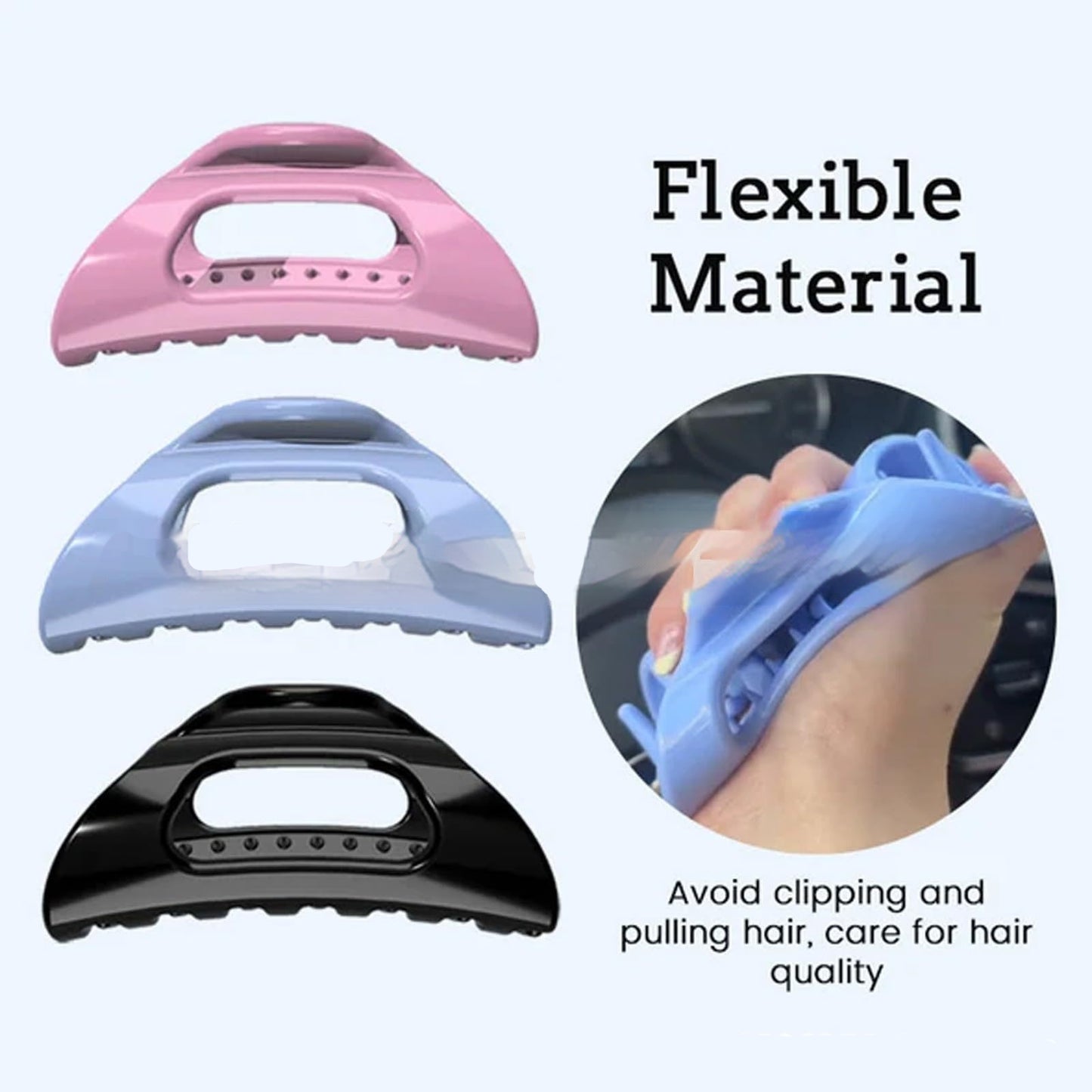 Women's Simple Pure Color All-matching Comfortable French Grip