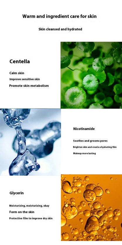 Foundation-Gel vor dem Schminken