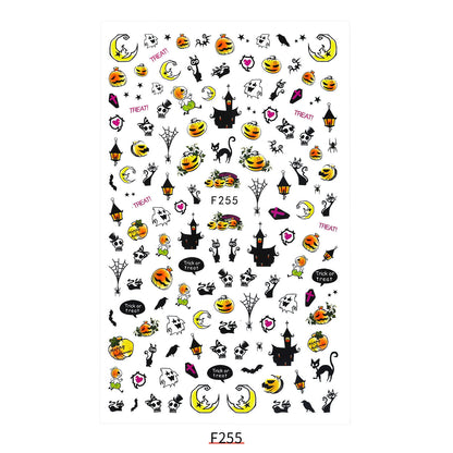 Neuer Nagelaufkleber Weihnachtsmann Aufkleber Riemen Klebstoff