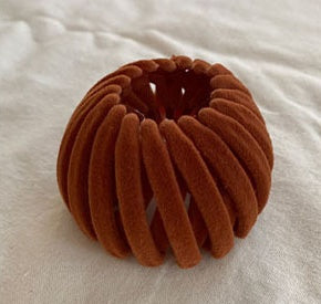 Velvet Bird's Nest Hairpin Lazy Hair Band For Bun Haircut Hair Band Girl's High Ponytail Barrettes