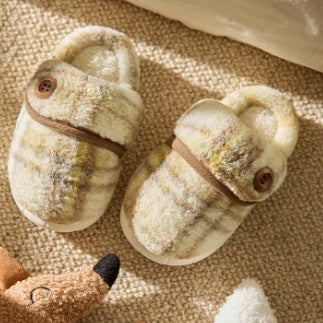 Geräuschlose, dicke, warme Hausschuhe für Kinder