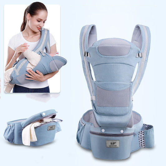 Ergonomische Babytrage, 3-in-1-Hüftsitztrage, ergonomische Känguru-Tragehilfe, Tragetuch für Babys, Babytragetuch mit Blickrichtung nach vorne
