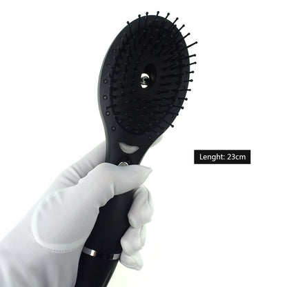 USB-wiederaufladbarer LED-Haarkamm mit roten Negativ-Ionen für Friseursalons