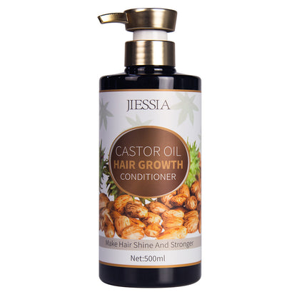 Verbesserte Haarausfallkontrolle durch pflanzliches, pflegendes Öl-Shampoo mit Rizinusöl