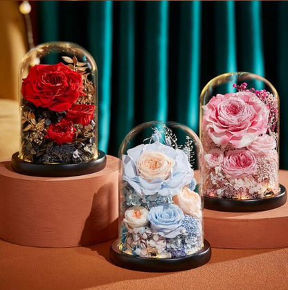 Geschenkbox mit Glasdeckel zum Selbermachen – Geburtstag, Tanabata, Valentinstag